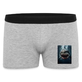 Hai - Männer Boxer Shorts - Grau meliert - Vorne