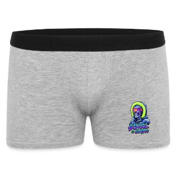 L’école arrive Parka d’hiver Cyber Skull - Boxer Homme - gris chiné - Devant