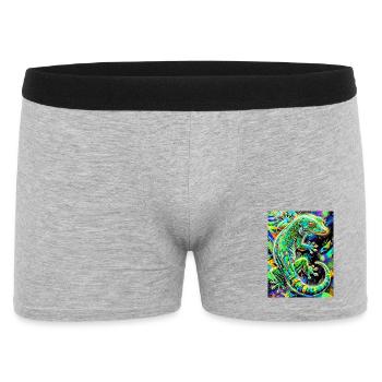 Gecko - Men's Boxer Shorts - heather grey - Front