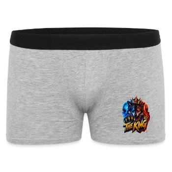 The King Wolf Crown - Men's Boxer Shorts - heather grey - Front