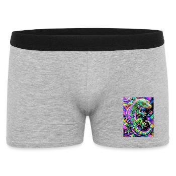 Gecko - Men's Boxer Shorts - heather grey - Front