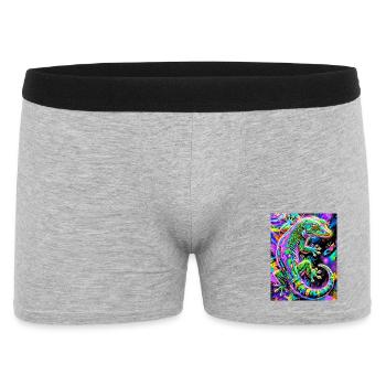 Gecko - Men's Boxer Shorts - heather grey - Front