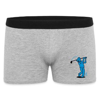 Golf - Boxer Homme - gris chiné - Devant