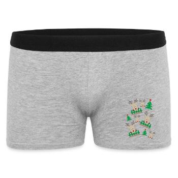 Noël - Boxer Homme - gris chiné - Devant