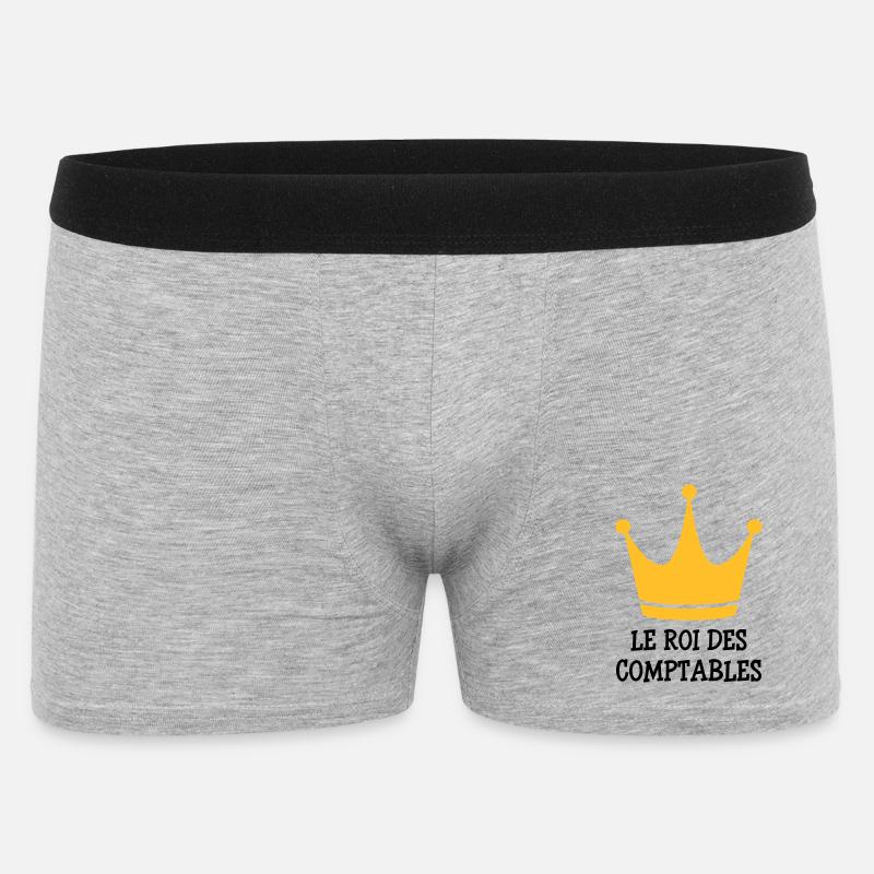 Accountant / Accounting / Comptable / Comptabilité - Men's Boxer Shorts - heather grey