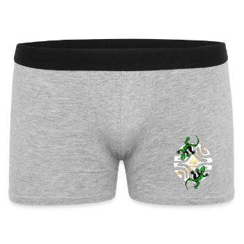 KIMO - Männer Boxer Shorts - Grau meliert - Vorne