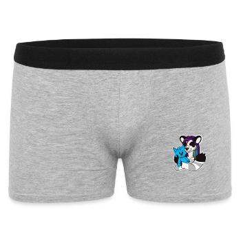 knuddel YCH panda - Boxer Homme - gris chiné - Devant