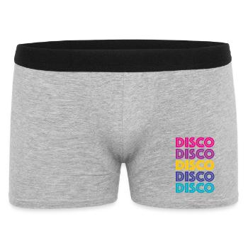 Disco Disco Disco - Männer Boxer Shorts - Grau meliert - Vorne