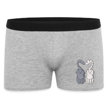 Kittens in Love - Men's Boxer Shorts - heather grey - Front