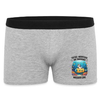 Unicorn Deep Sea Adventure - Men's Boxer Shorts - heather grey - Front