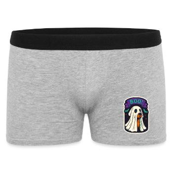 Boo! - Männer Boxer Shorts - Grau meliert - Vorne