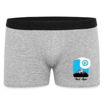 Haut Alpin département des hautes alpes 05 - Boxer Homme - gris chiné - Devant
