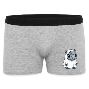 tatou fantôme d’Halloween - Boxer Homme - gris chiné - Devant