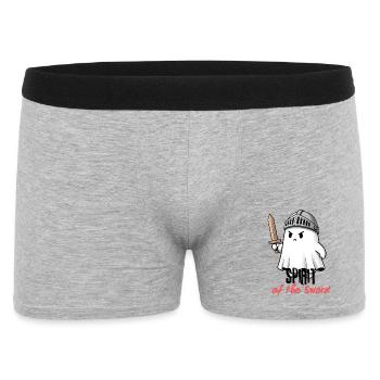 Chevalier fantôme avec épée - Boxer Homme - gris chiné - Devant