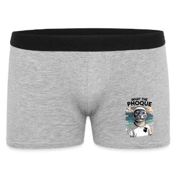 Corsican Humor Gift What the Seal Island Souvenir - Men's Boxer Shorts - heather grey - Front