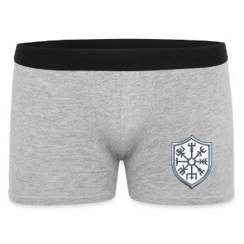 Vegvisir Shield Symbolism - Men's Boxer Shorts - heather grey - Front