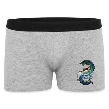 Carried by stillness lying down - Men's Boxer Shorts - heather grey - Front