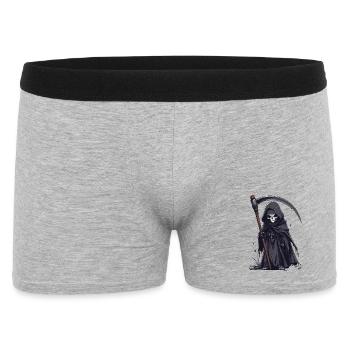 Faucheuse en robe noire - Boxer Homme - gris chiné - Devant