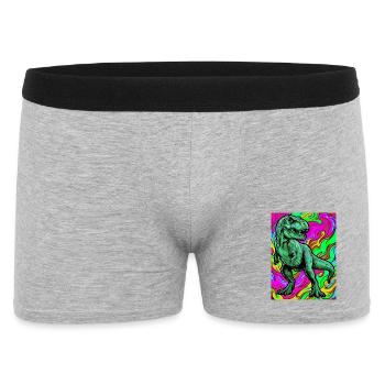 dinosaure - Boxer Homme - gris chiné - Devant