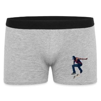 Saut au néon en Urban Burst - Boxer Homme - gris chiné - Devant