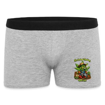 Gartenheld 420 Life - Men's Boxer Shorts - heather grey - Front