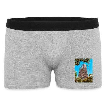Sagrada Família: Barcelona's icon - Men's Boxer Shorts - heather grey - Front