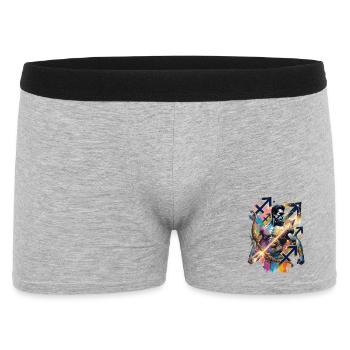 Sagittarius Man – Astrology Gift - Men's Boxer Shorts - heather grey - Front