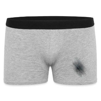 Color Fingerprint Circles - Men's Boxer Shorts - heather grey - Front