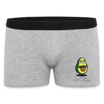 Avocat « Je ne suis pas mûr pour ton drame » - Boxer Homme - gris chiné - Devant