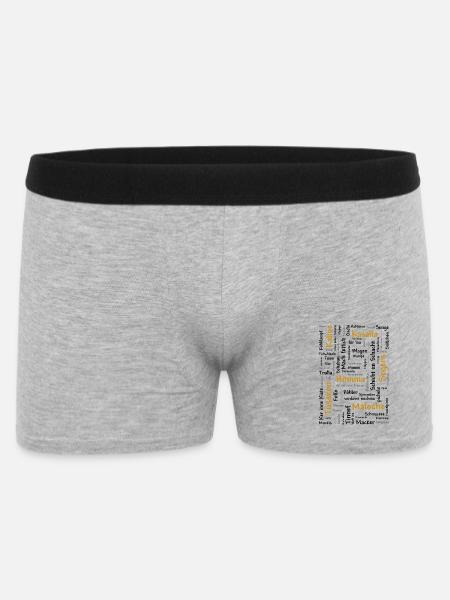 Ruhrpott - Männer Boxer Shorts - Grau meliert