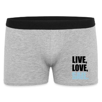 voile - Boxer Homme - gris chiné - Devant