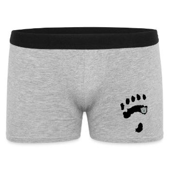 Polar Bear Paw + - Boxer Homme - gris chiné - Devant