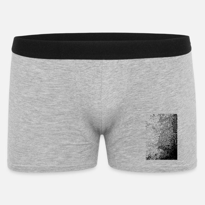 Conception abstraite - Boxer Homme - gris chiné