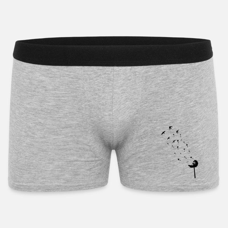 Pusteblume - Männer Boxer Shorts - Grau meliert