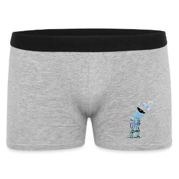 Télescope spatial avec des bulles de savon colorées - Boxer Homme - gris chiné - Devant
