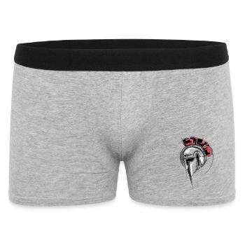 Gladiator Illustration Fighter Helmet Romans icon - Men's Boxer Shorts - heather grey - Front