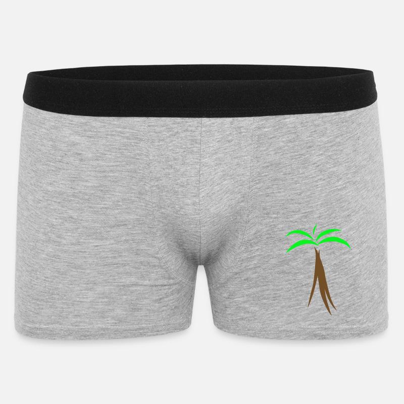 Palm tree - Men's Boxer Shorts - heather grey
