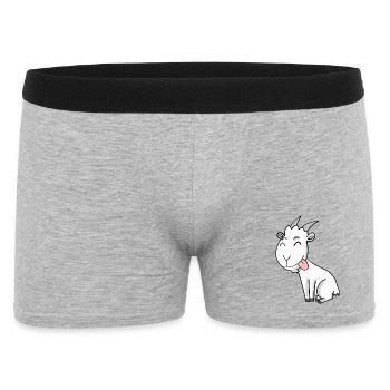 Chèvre Chèvre Buck - Boxer Homme - gris chiné - Devant