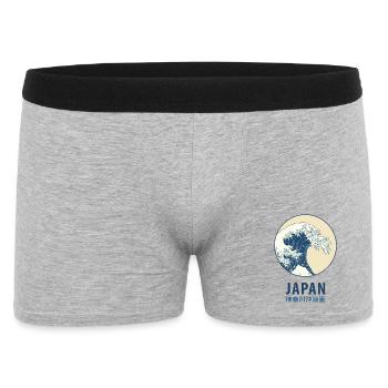 Kanagawa, Japan - Men's Boxer Shorts - heather grey - Front