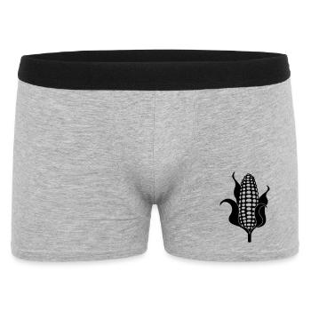 Corn cob - Men's Boxer Shorts - heather grey - Front