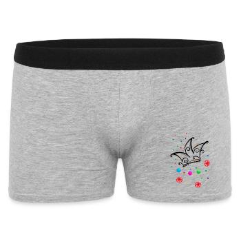 Fool’s Cap Candy Camel - Boxer Homme - gris chiné - Devant