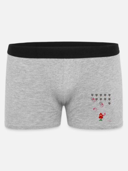 Rotkäppchen spielen - Männer Boxer Shorts - Grau meliert