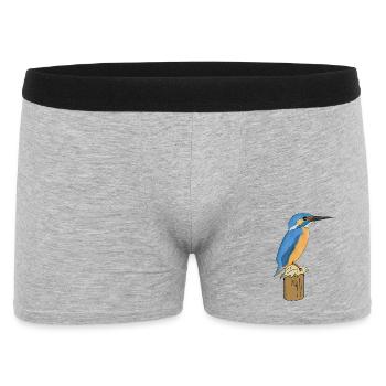 Martin-pêcheur - Boxer Homme - gris chiné - Devant