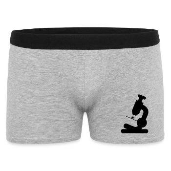 Microscope - Men's Boxer Shorts - heather grey - Front