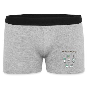 Typologie du café - Boxer Homme - gris chiné - Devant