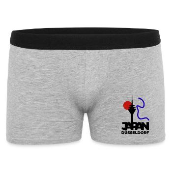 Japan goes Dusseldorf - Men's Boxer Shorts - heather grey - Front