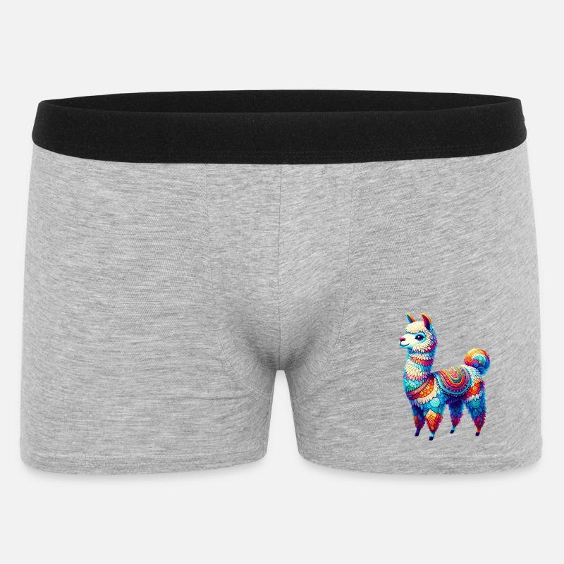 Alpaca - Men's Boxer Shorts - heather grey