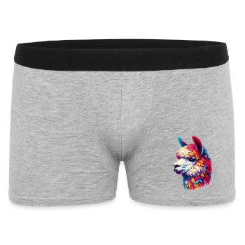 Alpaca - Men's Boxer Shorts - heather grey - Front