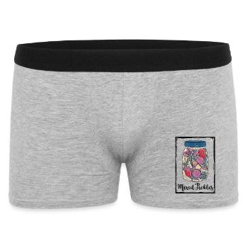 Mixed Pickles Glass - Men's Boxer Shorts - heather grey - Front
