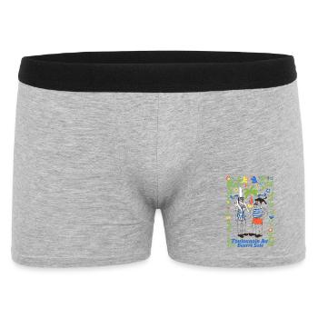 Toulonnais au Beurre salé - Boxer Homme - gris chiné - Devant